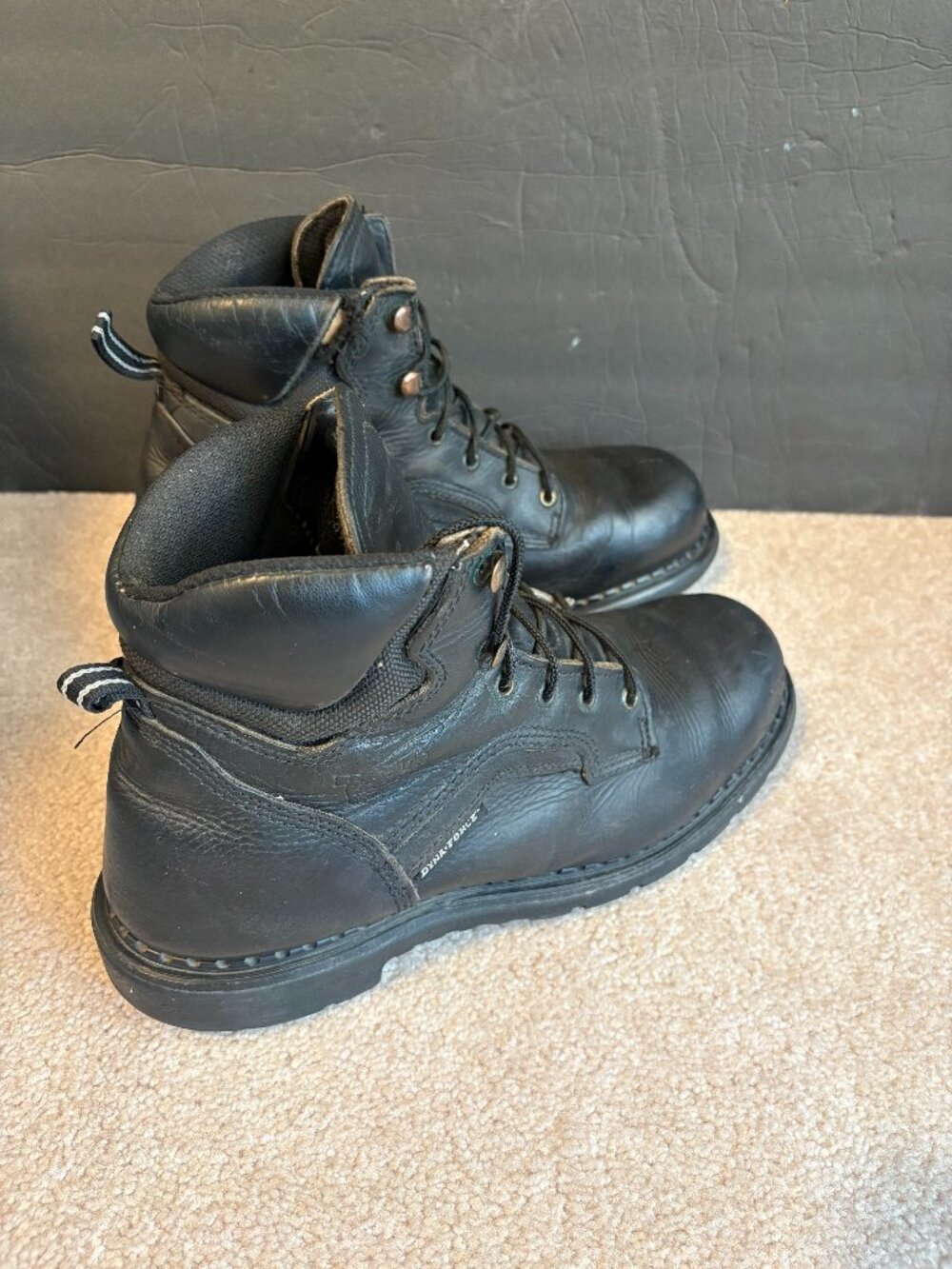 Red Wing Dyna Force Black Leather Shoes Men's Size 9.5 ASTM F 2892-11 EH